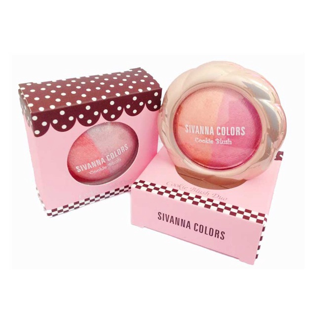 Phấn Má Hồng Sivanna Cookie Blush Duo Hai Màu Siêu Xinh Du-278