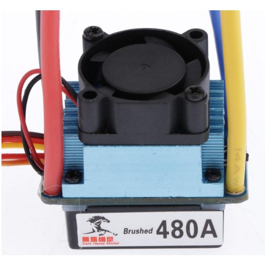 Esc chổi than 480a chạy pin 2s - 3s