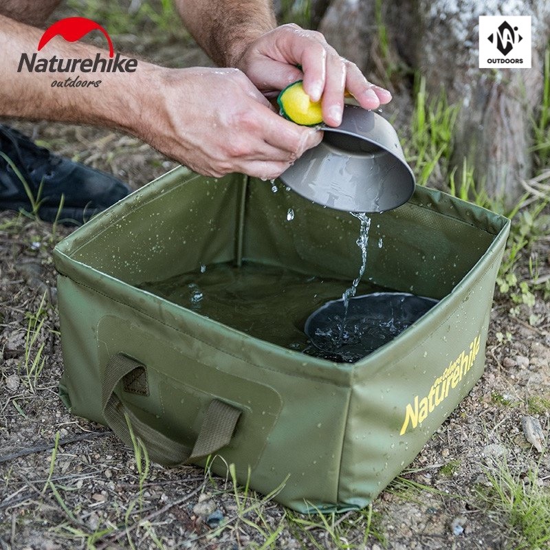 Xô gấp dã ngoại vuông NatureHike NH19SJ007 | BigBuy360 - bigbuy360.vn