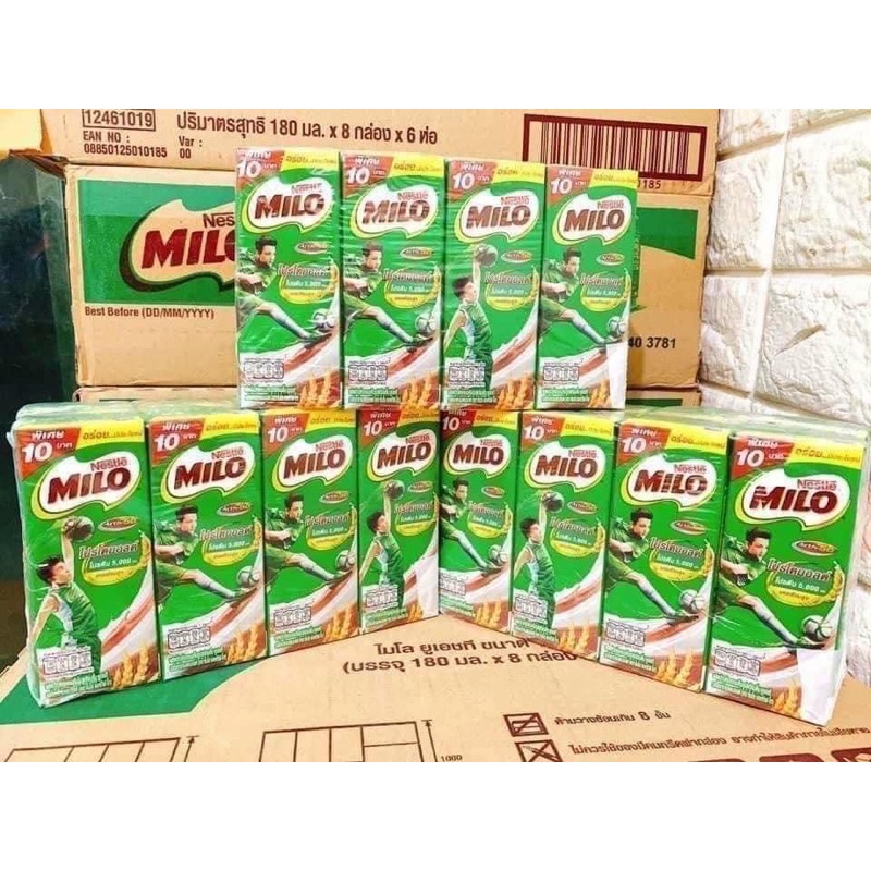 Thùng 48 Hộp 180ml Sữa Milo Thái Lan Hàng Chuẩn Xịn