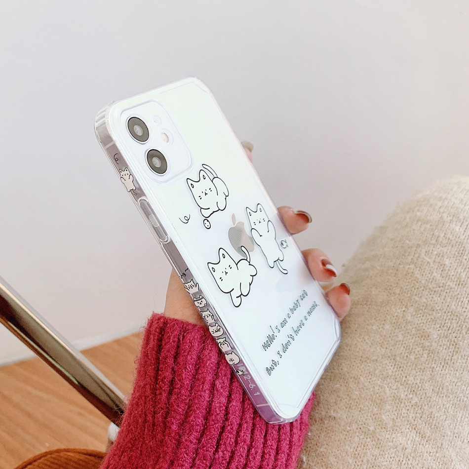 Ốp điện thoại họa tiết hoạt hình dễ thương cho Iphone 11 12 Pro 12pro Max 12mini 7 8 Plus X Xs Max Xr | BigBuy360 - bigbuy360.vn