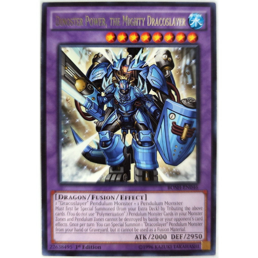 [Thẻ Yugioh] Dinoster Power, the Mighty Dracoslayer |EN| Rare