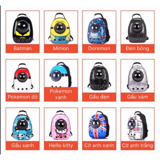 Balo phi hành gia cho chó mèo 12 mẫu ( bán buôn )