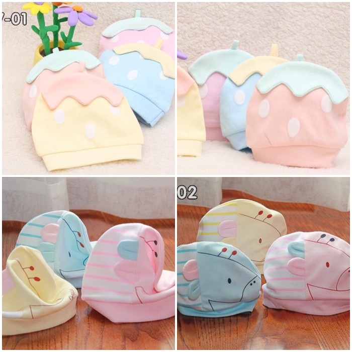 Nón vải cho bé dưới 12 tháng