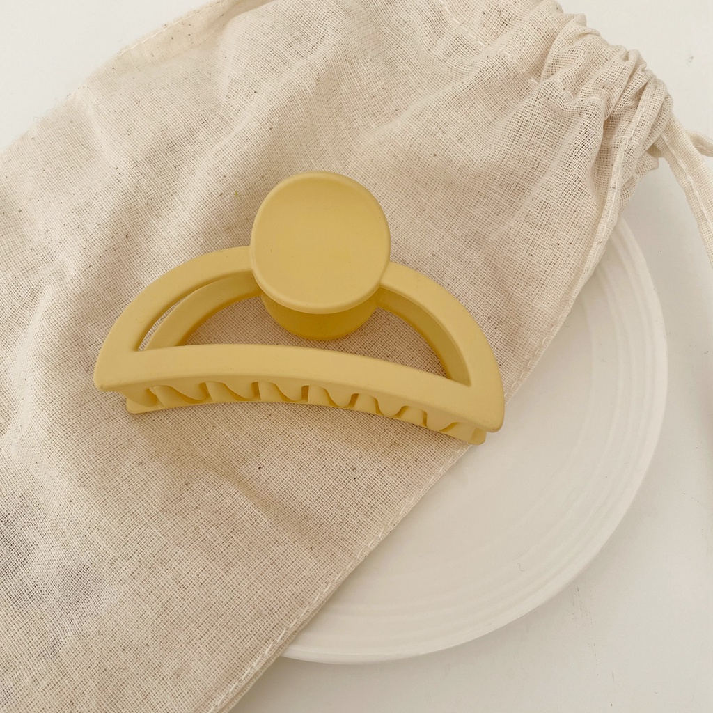 Phụ Kiện Kẹp Tóc Màu Kem Ngọt Ngào Sáng Tạo Dễ Phối Đồ Cho Nữ