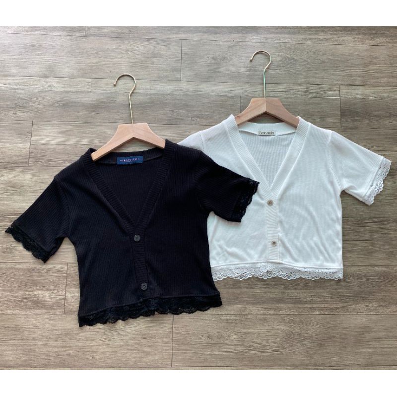 ÁO CROPTOP CÚC Giả PHỐI REN - A3R3