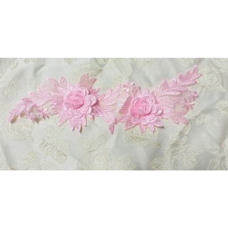 Hoa ren trang trí áo đủ màu 25cm