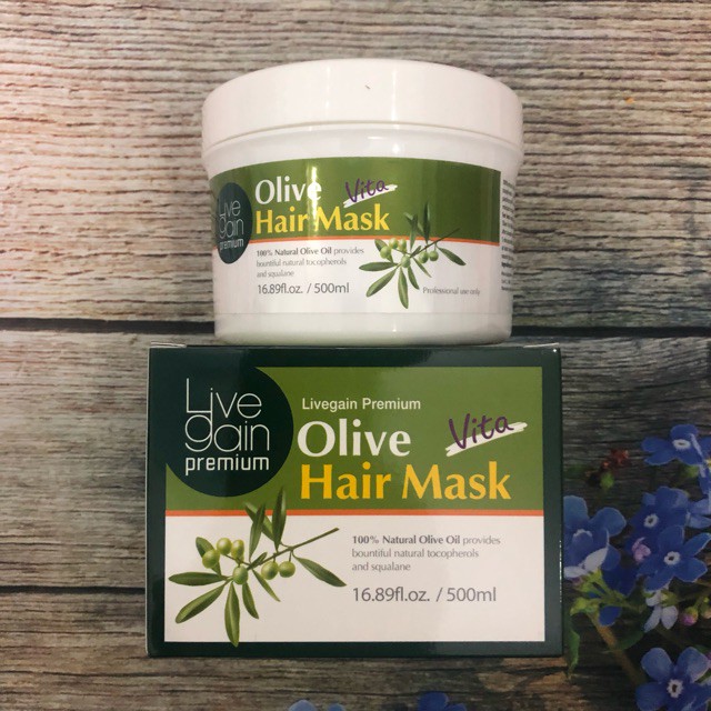 Mặt nạ hấp tóc LIVEGAIN OLIU OLIVE HAIR MASK VITA 500ml