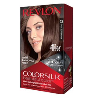 Thuốc nhuộm tóc revlon colorsilk 3d. số 33 - màu nâu socola.
