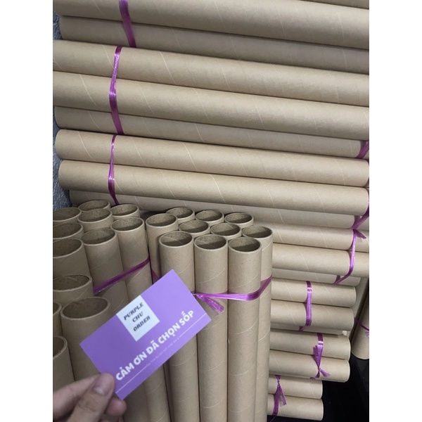 Ống tube đựng bảo vệ poster không nắp