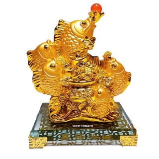 CÁ CHÉP VÀNG VƯỢT VŨ MÔN HÓA RỒNG DWS3018 PHONG THỦY