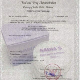 Kem duong da NADIA'S