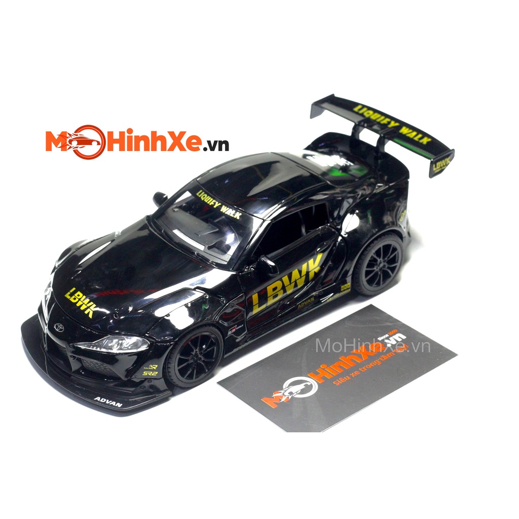 MÔ HÌNH XE TOYOTA SUPRA LIBERTY WALK 1:24 DOUBLE HORSES