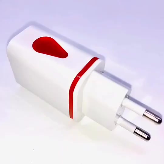 Củ sạc nhanh 2 cổng USB có đèn led chất lượng cao | BigBuy360 - bigbuy360.vn