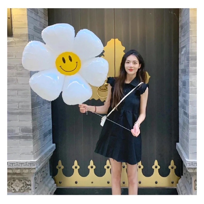 Bong bóng hình hoa cúc trang trí sinh nhật hàn quốc cho bé