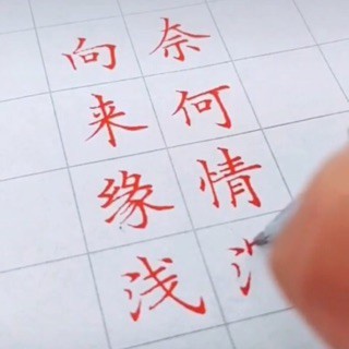 【Giao hàng nhanh chóng】[Tóc thẳng] Bút Gel bi chuyên dụng 0.7m Tập viết chữ hán, tập viết tiếng trung hoa