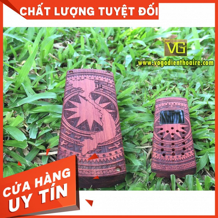 [TRỢ GIÁ]Vỏ gỗ điện thoại 1280- vỏ gỗ trống đồng