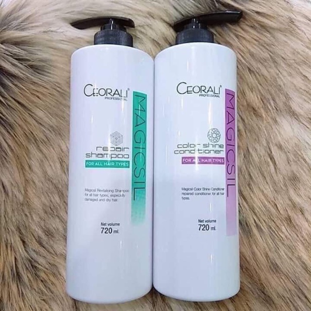 Bộ dầu gội và xả phục hồi Ceorali Magicsil
