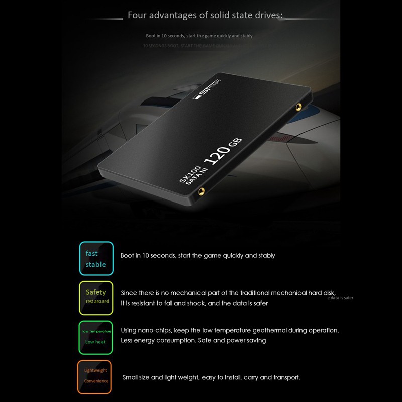 Ổ Cứng Ngoài 60g Stmagic Sx100 Ssd Sata 3.0 Cho Notebook | BigBuy360 - bigbuy360.vn