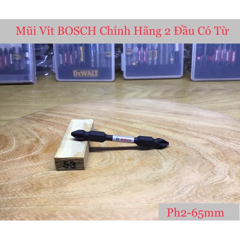 Vít BOSCH Đuôi Ngắn Ph2-65mm Có Từ