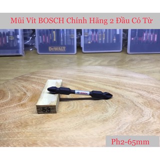 Vít bosch đuôi ngắn ph2-65mm có từ