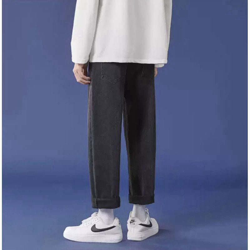 [HOT TREND 2022] Quần Jean Nam Baggy Ống Suông Form Rộng Màu Đen - đổi trả nếu không ưng-Q20 | BigBuy360 - bigbuy360.vn