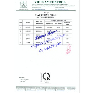 Máy Hút Bụi Diệt Khuẩn UV gối, đệm, giường Deerma CM800 - BH 06 Tháng