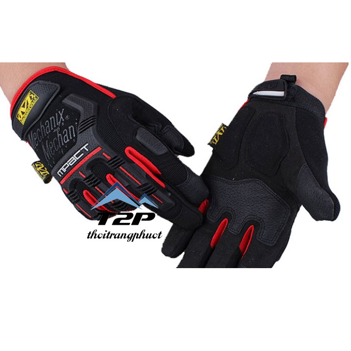 Găng tay phượt dài ngón mechanix + tặng kèm bao tay chống nắng