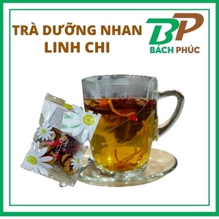 TRÀ DƯỠNG NHAN LINH CHI TRÀ THẢO MỘC LINH CHI GẠO LỨT 15g - ĐẶC SẢN MIỀN TRUNG - KHO PHA CHẾ ĐÀ NẴNG