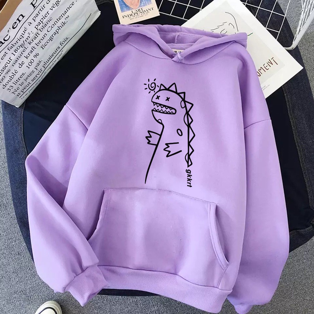ÁO KHOÁC HOODIE NỈ UNISEX IN KHỦNG LONG DINO CỰC ĐẸP CÓ NHIỀU MÀU THỜI TRANG BB HOODIE