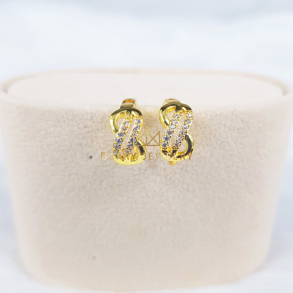 Bông Tai Nữ, Khuyên Tai Màu Vàng Đính Đá Lấp Lánh, Hoa Tai Cao Cấp Thiết Kế Nhiều Mẫu