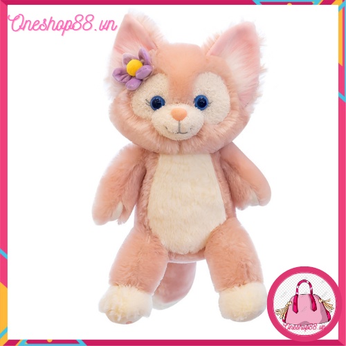 Thú gấu nhồi bông, gối ôm hình chú cáo hồng dễ thương làm từ vải và bông cao cấp an toàn cho trẻ nhỏ, size 40cm