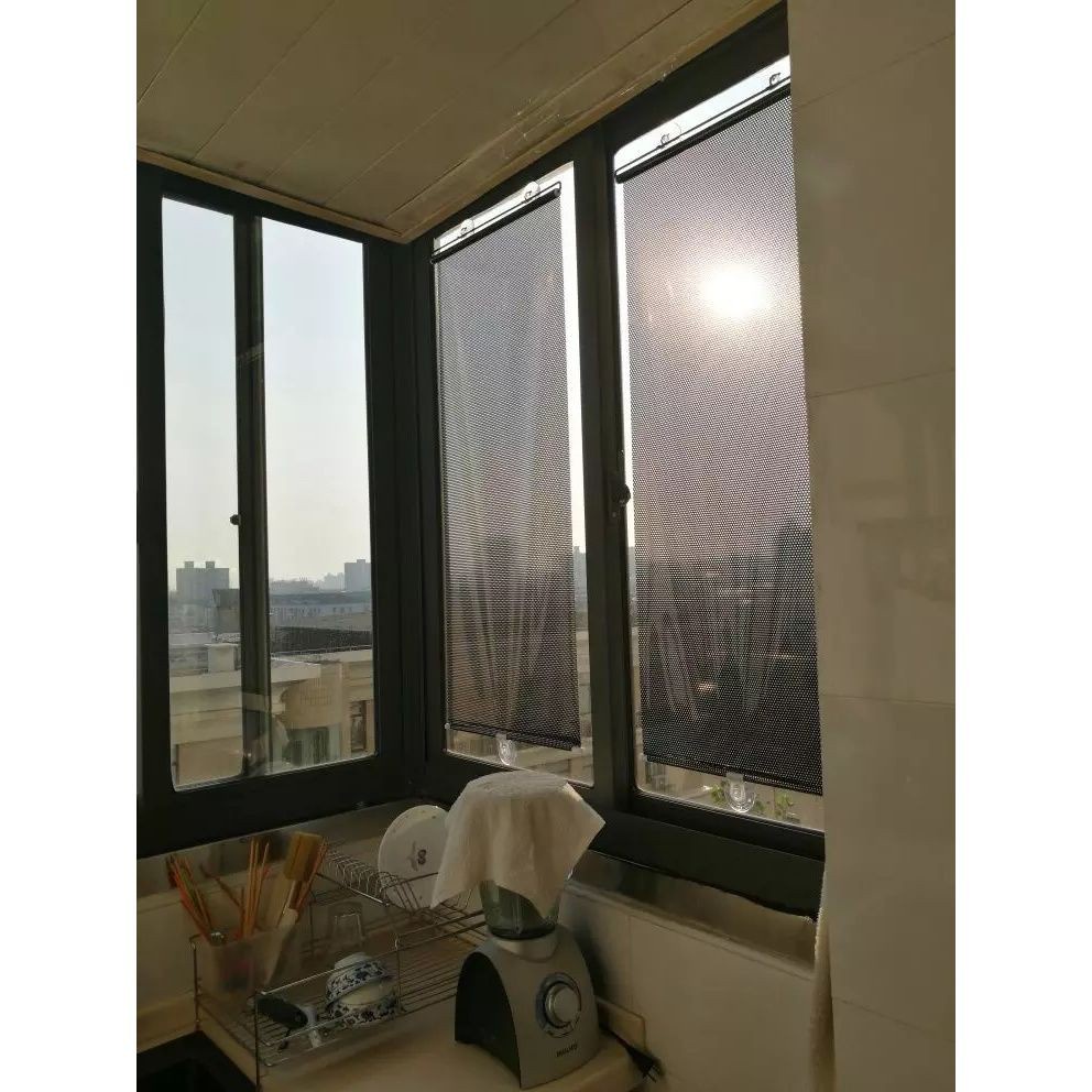 Rèm Che Nắng Cách Nhiệt Có Giác Hút Gắn Cửa Kính Có Thể Thu Gọn Cho Nhà Ở / Văn Phòng