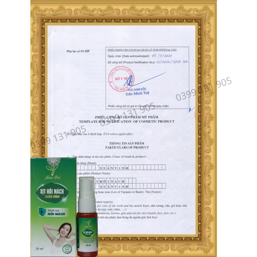 Xịt Hôi Nách 💕NACHVIC01💕 Xịt Khử Mùi Hôi Nách Xuân Vinh Ngăn Mồ Hôi Nách - Khử Mùi Cơ Thể Không Thâm Nách Vàng Áo 20ml | BigBuy360 - bigbuy360.vn