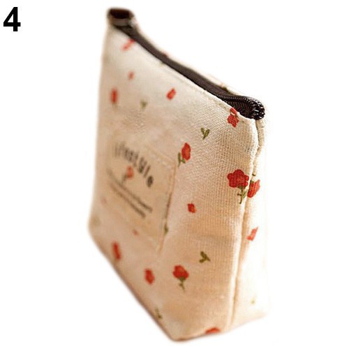 Ví đựng tiền xu chất Canvas cho nữ