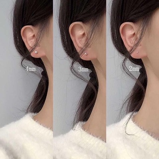 [Bạc Sterling 1 Gói] Bông Tai Nữ Tai Dính Tai Bông Tai Bông Tai Hợp Thời Trang Đơn Giản Thời Trang Bông Tai Nhỏ