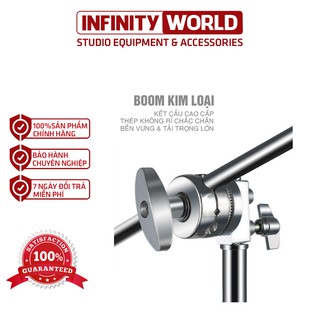 Boom giữ tay boom kim loại - Chất liệu Inox cao cấp, chắc chắn