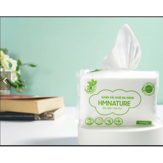 [CHÍNH HÃNG] Khăn Giấy Khô HMNATURE Khăn Khô Đa Năng, - Gói Rút 200g siêu tiện lợi  TRAVEL