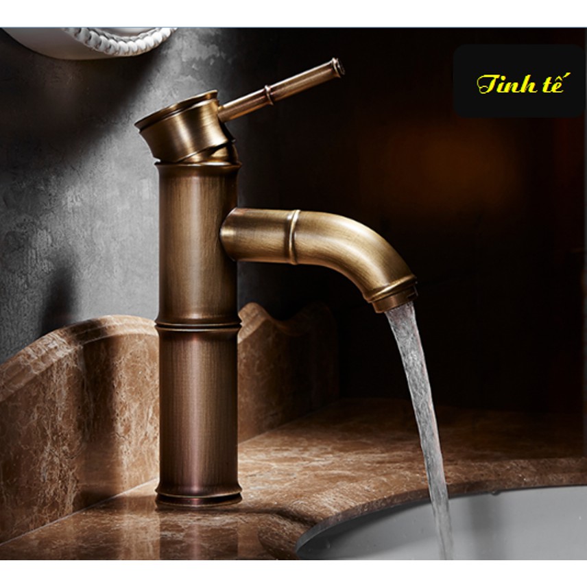 Vòi Lavabo nóng lạnh phong cách giả cổ - style 2 | BigBuy360 - bigbuy360.vn