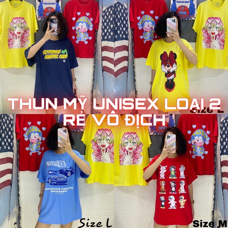 Áo thun mỹ Unisex