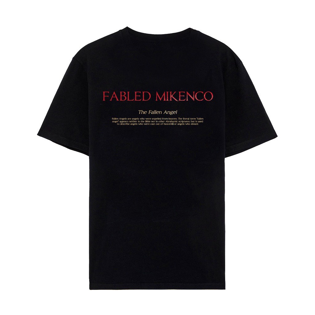 Áo phông nam MIKENCO Thiên thần Fallen angel tshirt,áo thun mikenco dáng unisex