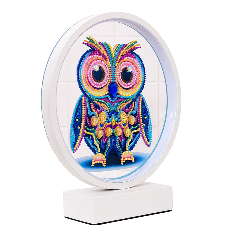 Đèn DIY Đính Đá Cú Mèo Hàng Chính Hãng Cherish