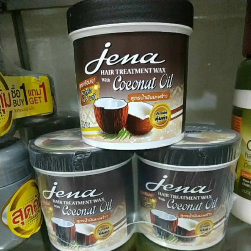 KEM Ủ TÓC SUÔN MƯỢT TẠI NHÀ CHỈ 5 PHÚT VỚI JENA SỮA DỪA 500ML,CHÍNH HÃNG THÁI!