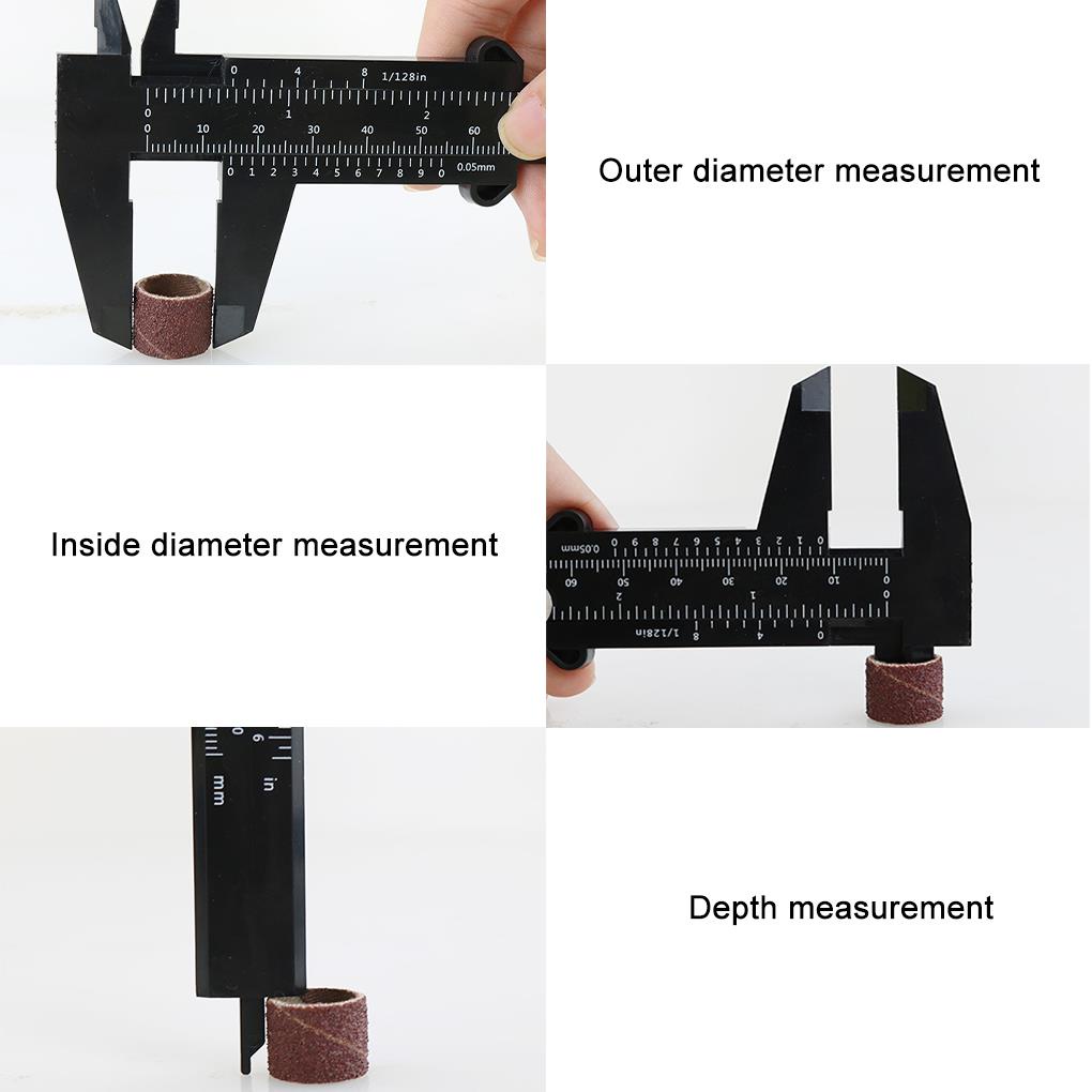 Thước Cặp Mini 150mm Dùng Đo Lường Làm Mộc Tiện Dụng