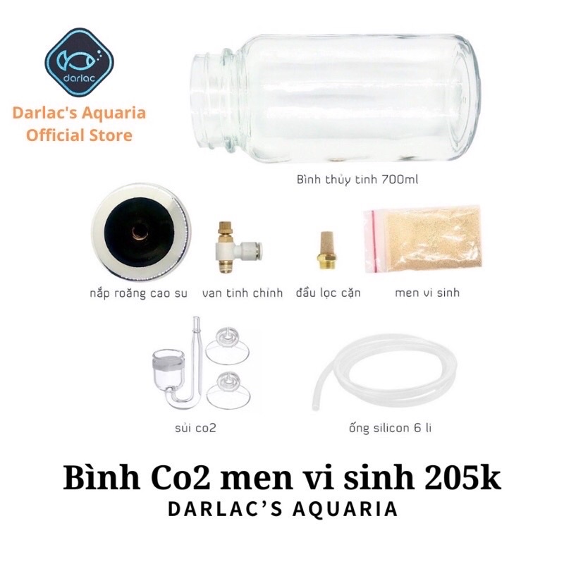 Men Vi Sinh Tạo Co2 Từ Đường 15gr - Darlac’s Aquaria
