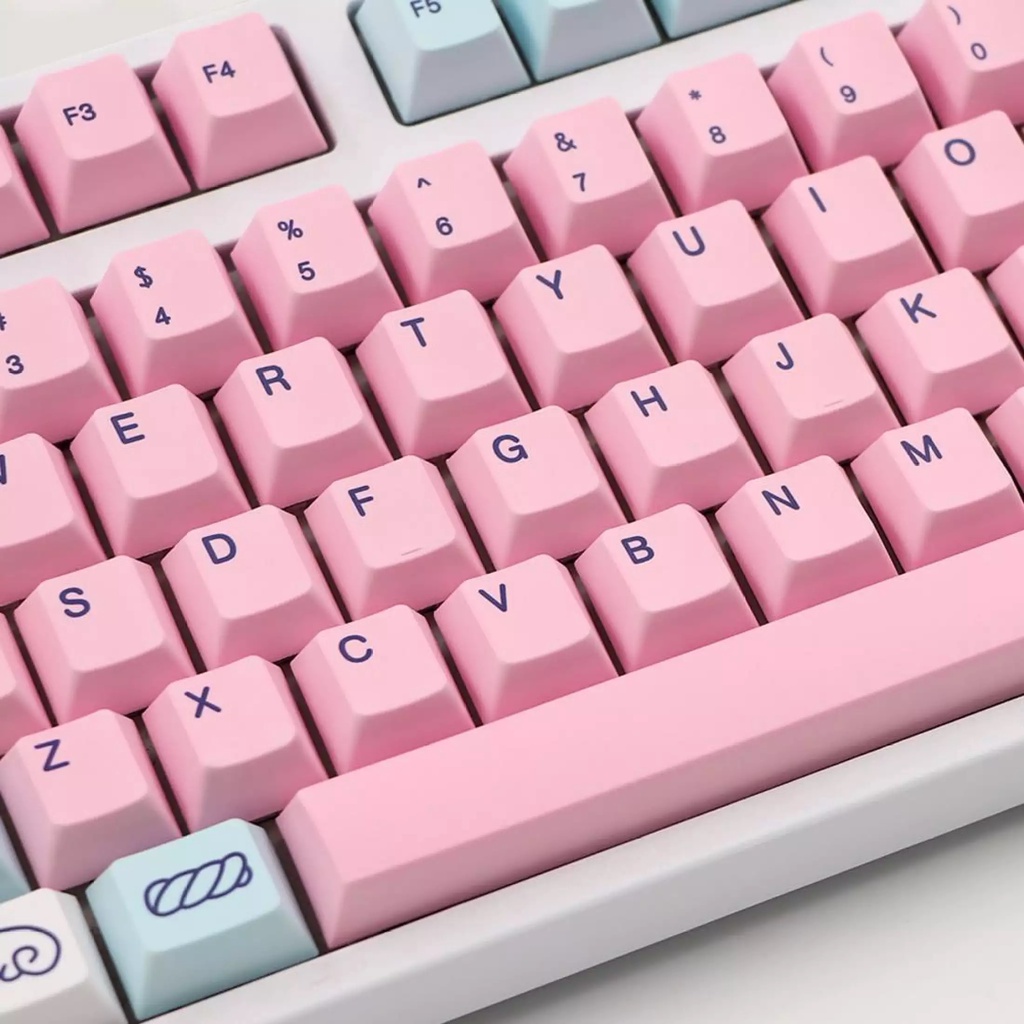 Bộ Keycap CGMK Sweet Girl Cherry PBT Dye Sub 137 phím dùng được cho phím cơ 68,84,98...