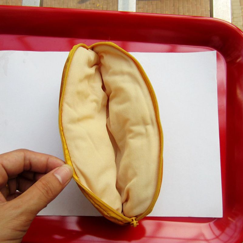 Túi Đựng Bút Hình Bánh Mì Pháp Hoạt Hình Sức Chứa Lớn