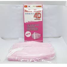 Khẩu Trang 4D Helo Mask 1 sét 10 cái Hàng Nhập Khẩu Hàn Quốc