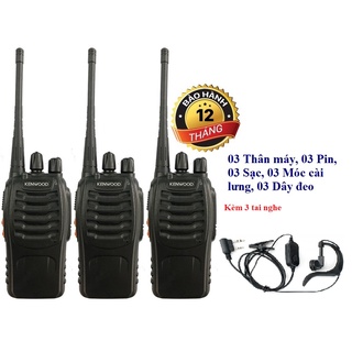 Bộ 3 bộ đàm giá rẻ kenwood tk308
