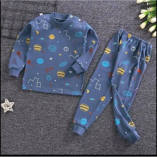 Bộ cotton thu đông cho bé size 100 giảm giá đợt cuối